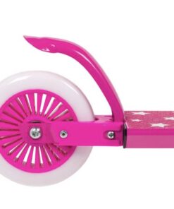 Trotineta din aluminiu pentru copii roz cu bufnita si stelute 03.jpg