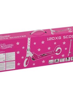 Trotineta din aluminiu pentru copii roz cu bufnita si stelute 04.jpg