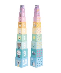 Turn Montessori cu 10 cuburi cu animale cifre vehicule si alfabet 03.jpg