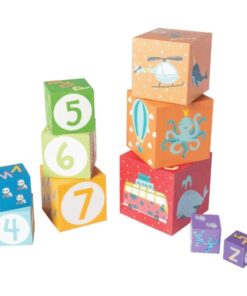 Turn Montessori cu 10 cuburi cu animale cifre vehicule si alfabet 05.jpg