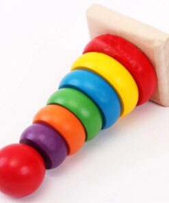 Turn Sortator Montessori din lemn Curcubeu 01.jpg