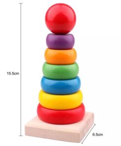 Turn Sortator Montessori din lemn Curcubeu 06.jpg