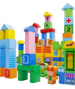 set 100 cuburi din lemn smart town.jpg