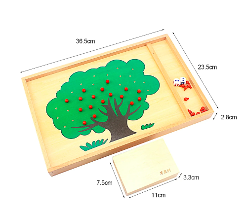 Joc Montessori Pomul cu mere 3 ani 09.png