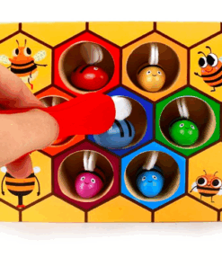 Joc de tip Montessori asociere si dexteritate Fagure 3 ani 02.png