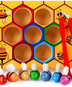 Joc de tip Montessori asociere si dexteritate Fagure 3 ani 03.png