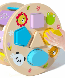 Jucarie de tras cu sortator de forme geometrice Crocodil 03.png