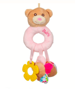 Jucarie moale si senzoriala bebelusi cu element de dentitie Roz 0021.png