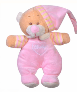 Jucarie moale si senzoriala bebelusi17 cm Roz 01.png