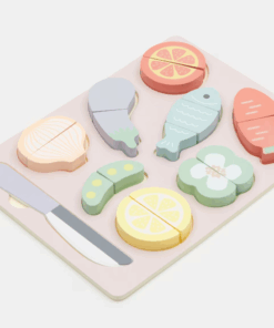 Puzzle din lemn cu 8 Alimente de feliat 02.png