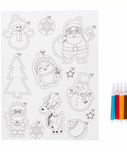 Set creativ de Craciun Set desen A4 fila magnetica 01.png