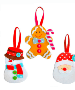 Set creativ de Craciun din pasla Globulete 3 buc 02.png