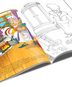 Carte de povesti si colorat A5 Punguta cu doi bani 2 ani 02.jpg