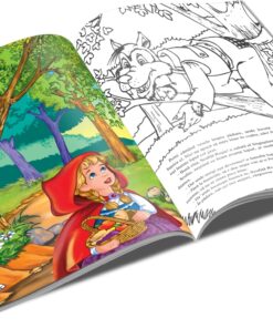 Carte de povesti si colorat A5 Scufita Rosie 2 ani 02.jpg