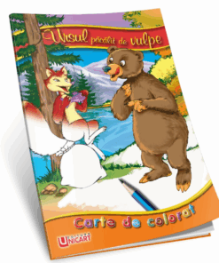 Carte de povesti si colorat A5 Ursul pacalit de Vulpe 2 ani 0001.png