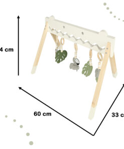 Centru de activitati din lemn pentru bebelusi Baby gym 0 luni 02.jpg