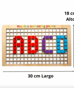 Joc creativ Mozaic Pixel din lemn 200 piese 3 ani 02.png