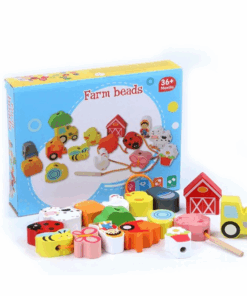 Joc de tip Montessori margele din lemn 3 ani Kabi 02.png