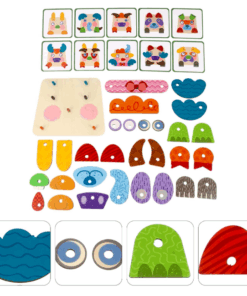 Joc educativ de tip Montessori Geobord cu animale 3 ani 01.png