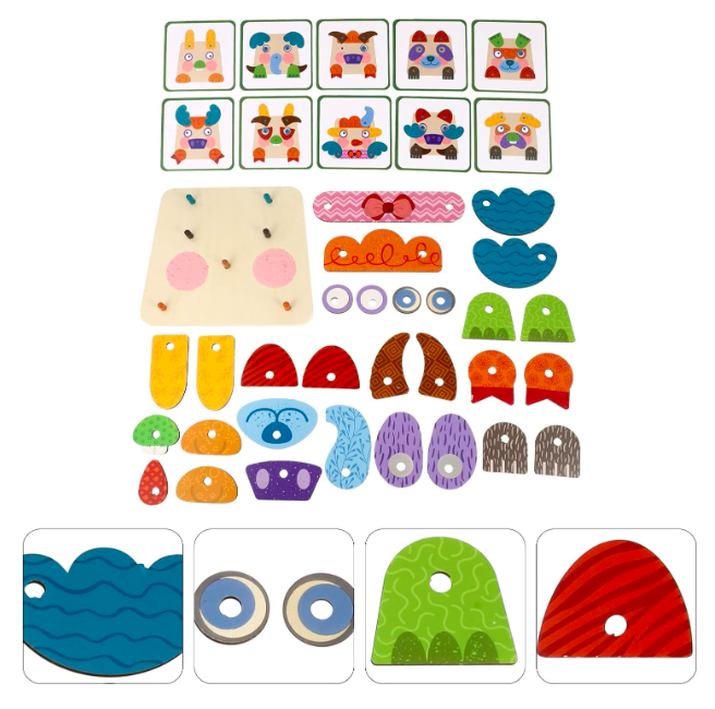 Joc educativ de tip Montessori Geobord cu animale 3 ani 01.png