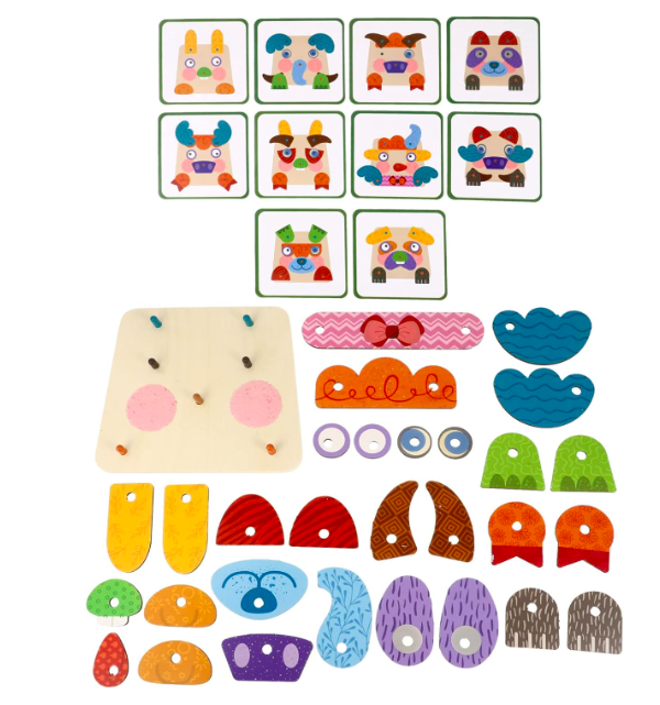 Joc educativ de tip Montessori Geobord cu animale 3 ani 04.png