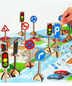 Joc educativ din lemn Educatia Rutiera 55 piese 3 ani 04.png