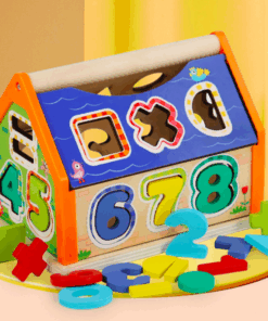 Joc sortator de forme geometrice Casuta 3 ani 01.png