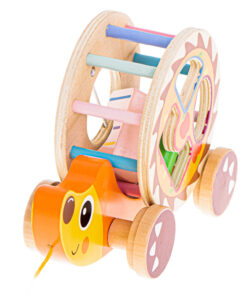 Jucarie de tras cu sortator de forme geometrice Arici 03.jpg