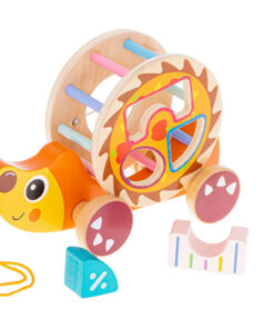 Jucarie de tras cu sortator de forme geometrice Arici 05.jpg