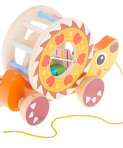 Jucarie de tras cu sortator de forme geometrice Arici 07.jpg