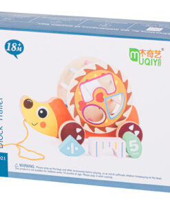 Jucarie de tras cu sortator de forme geometrice Arici 08.jpg