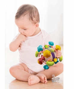 Jucarie dentitie bebelusi Minge senzoriala 0 luni 03.png