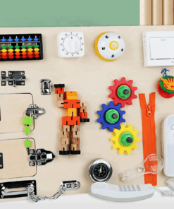 Placa senzoriala cu activitati Montessori Busy Board 0010.png