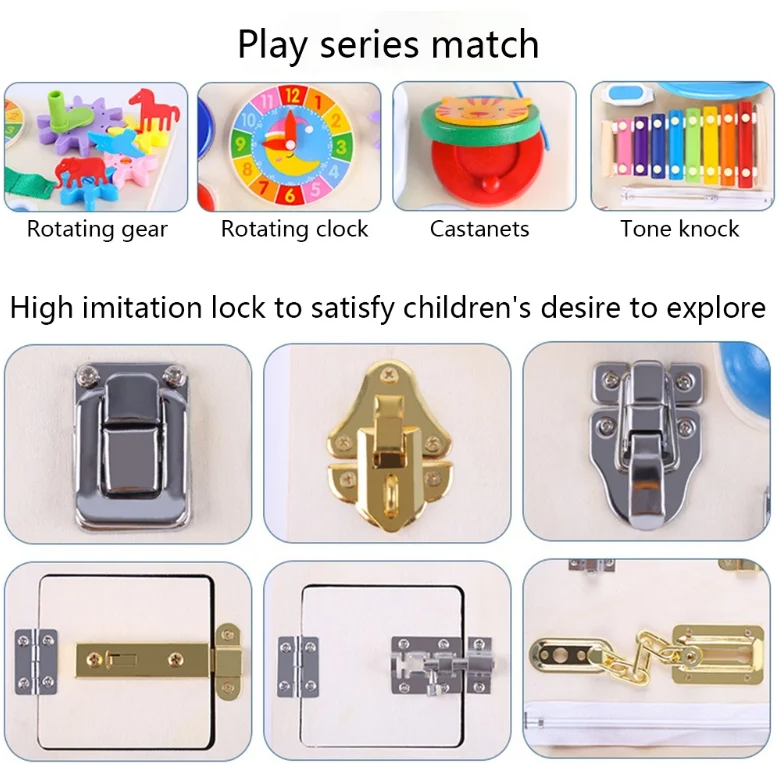 Placa senzoriala cu activitati Montessori Busy Board 004.png