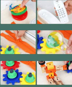 Placa senzoriala cu activitati Montessori Busy Board 007.png