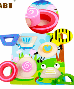 Puzzle 3D din lemn cu piese groase 3 ani Kabi 07.png