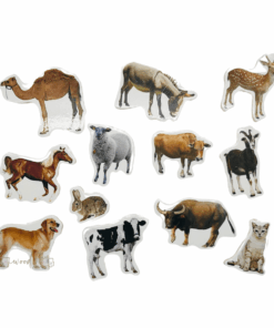 Puzzle incastru din lemn in Limba Romana si Engleza Animale domestice 02.png