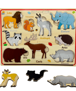 Puzzle magnetic din lemn in Limba Romana Animale salbatice 03 1.png