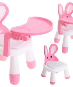 Scaun de masa pentru hranire si joaca 31x 45 Roz 01.jpg