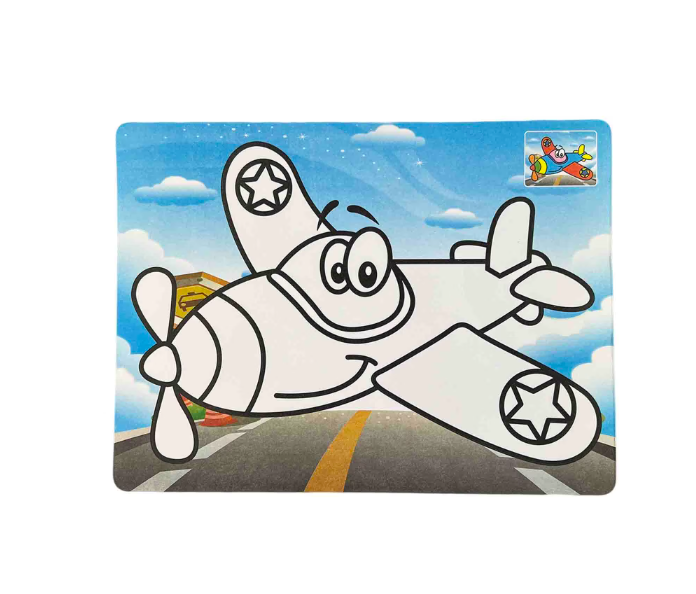 Set creativ creeaza desene cu nisip colorat Avion 3 ani 01.png