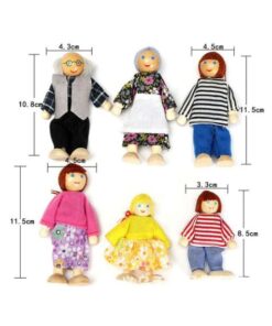 Set de Papusi din lemn pentru Case de Papusi Familia 02.jpg