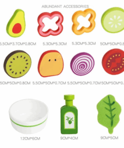 Set din lemn cu accesorii pentru copii Salata 3 ani 11.png