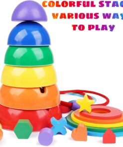 Turn Sortator Montessori din lemn Curcubeu 3 ani 002.jpg