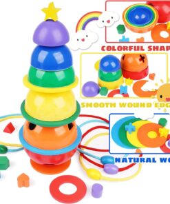 Turn Sortator Montessori din lemn Curcubeu 3 ani 003.jpg