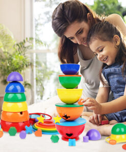 Turn Sortator Montessori din lemn Curcubeu 3 ani 10.jpg