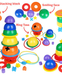 Turn Sortator Montessori din lemn Curcubeu 3 ani 14.jpg