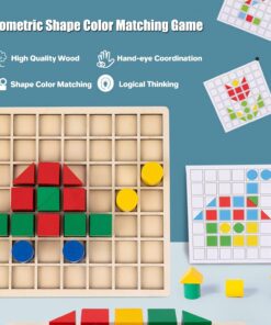 Joc creativ Mozaic Pixel din lemn 200 piese 3 ani 05.jpg