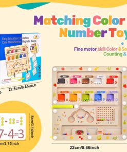 Joc multifunctinal de tip Montessori Labirint magnetic 3 ani 01.jpg