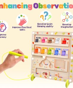 Joc multifunctinal de tip Montessori Labirint magnetic 3 ani 03.jpg