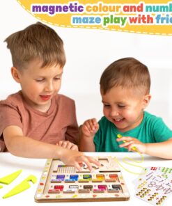Joc multifunctinal de tip Montessori Labirint magnetic 3 ani 04.jpg